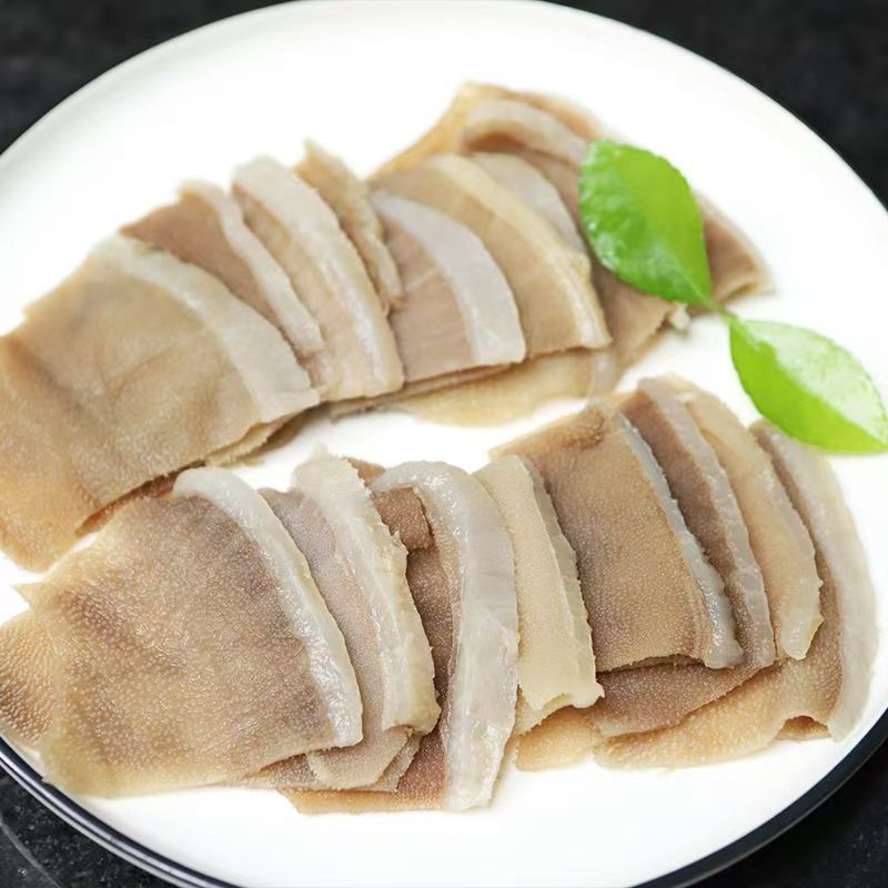 毛肚带底板叶片水发食材爆肚片厂家火锅冒菜烫涮凉拌