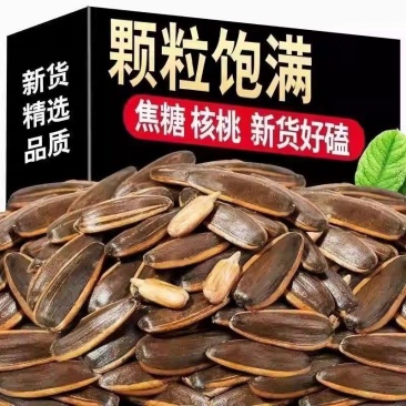 新货焦糖多味瓜子五香味炒熟现炒中大颗粒瓜子葵花籽坚果炒货