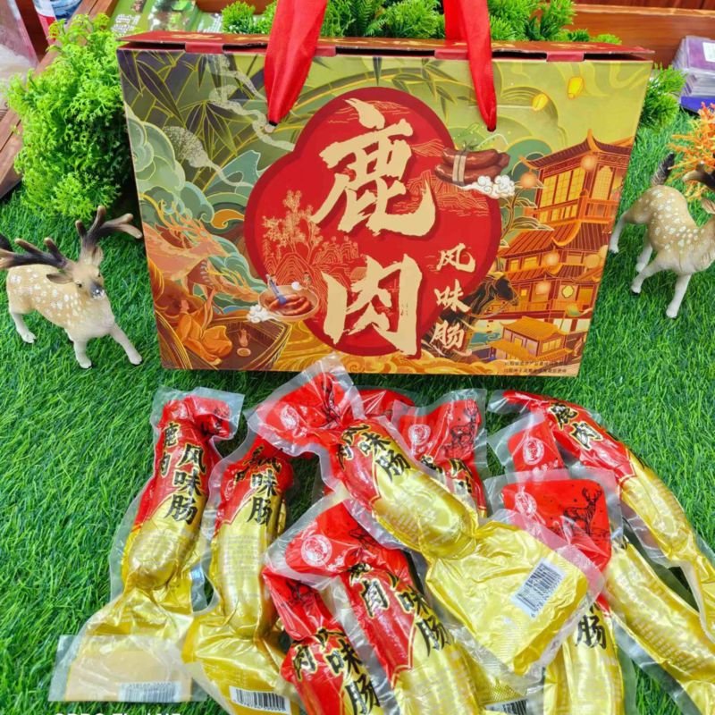 鹿肉肠东北鹿乡特产鹿肉风味肠即食香肠鹿乡鹿肉熟食