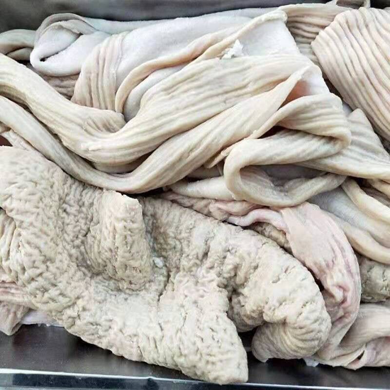 牛肠牛大肠批发新鲜冷冻免洗人工去油半成品切牛杂