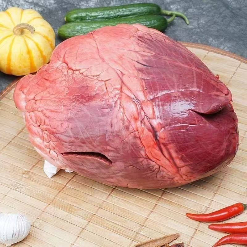 新鲜牛心鲜冻生现宰冷冻商用批发火锅烧烤/量大从优