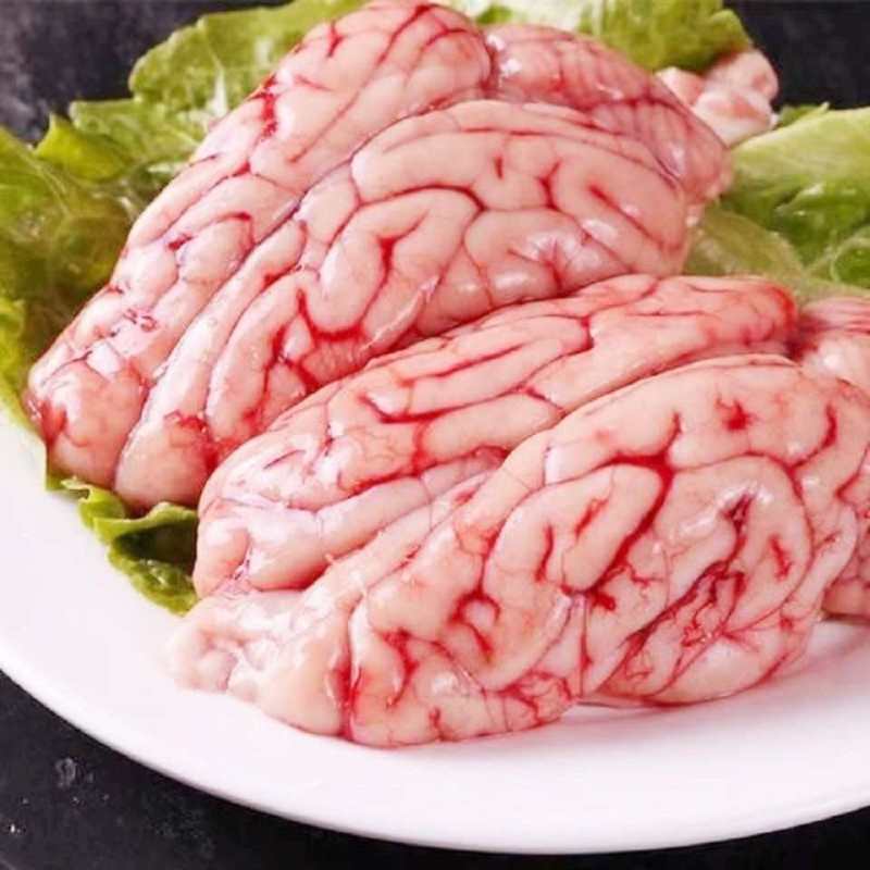 新鲜猪脑花新鲜96对火锅烧烤食材饭店