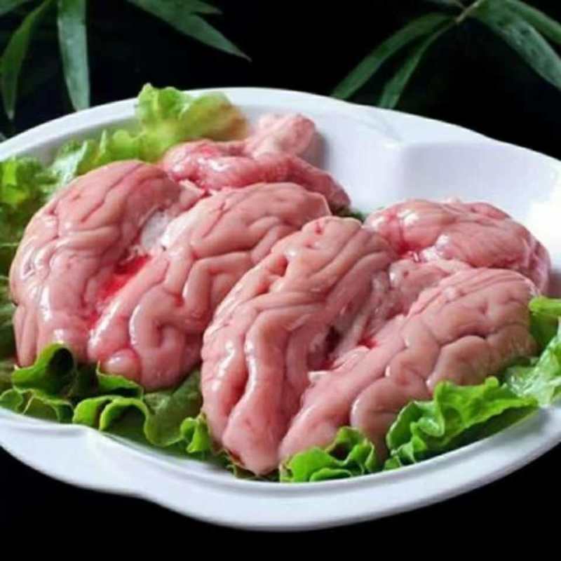 新鲜猪脑花新鲜96对火锅烧烤食材饭店