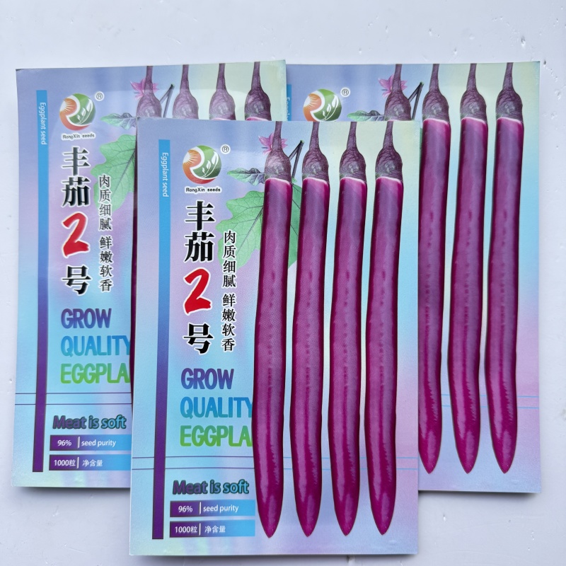 丰茄808紫红长线茄种子细嫩皮薄顺直整齐高产春秋播种长茄