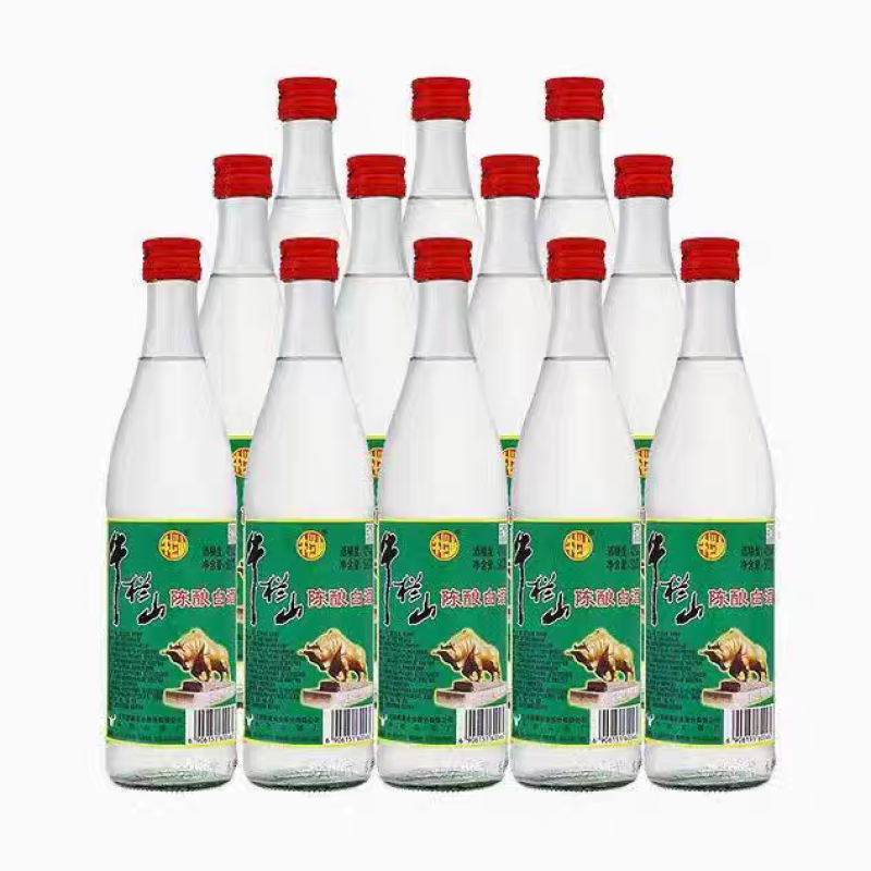 北京正宗牛栏山陈酿42度52度浓香型白酒500ml整箱。