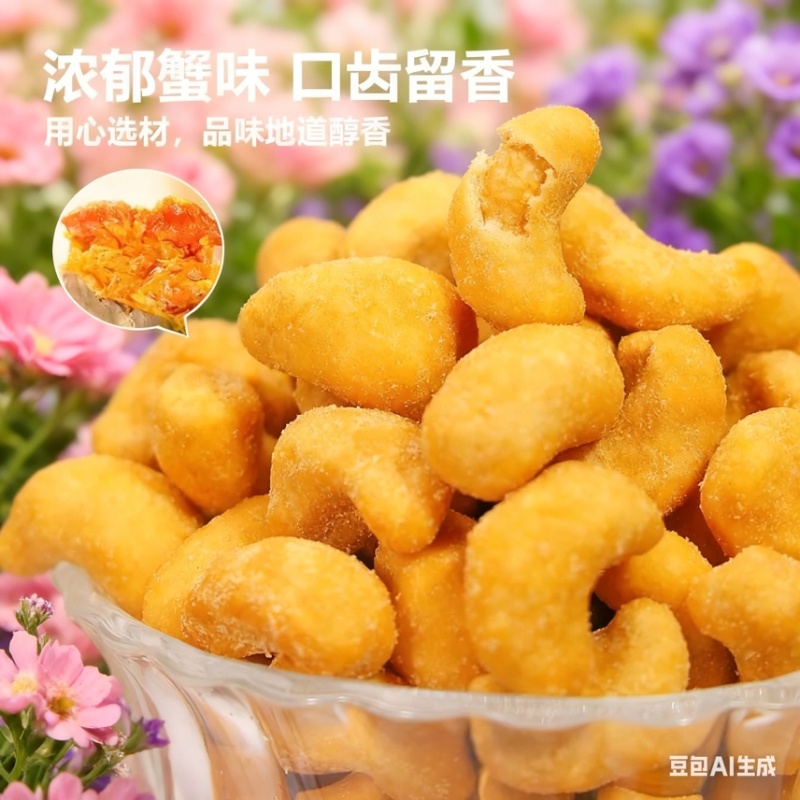 蟹黄味炭烧腰果公司高货