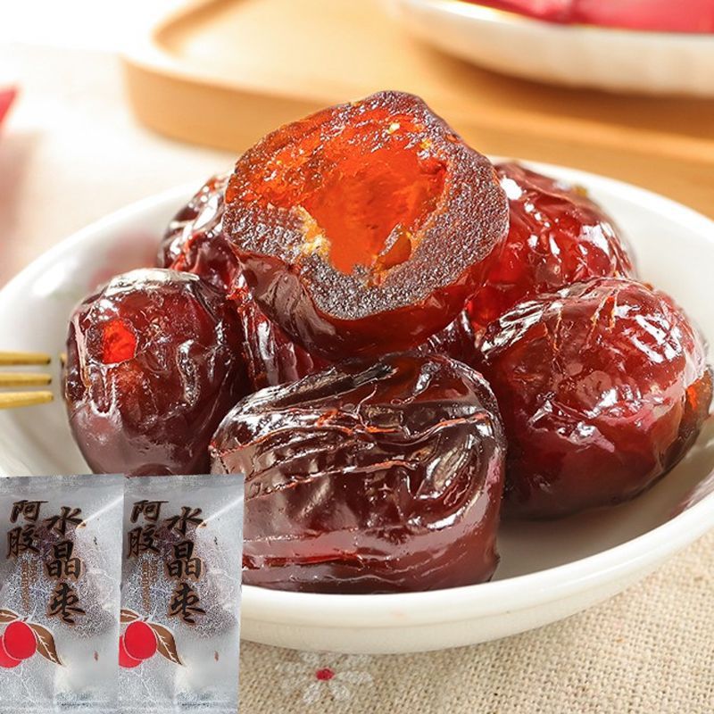 阿胶枣无核金丝蜜枣水晶枣去核蜜饯果脯休闲零食独立包装