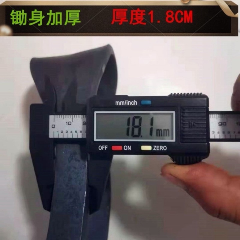 高锰钢农用二齿锄头羊角新款加厚锻打空心叉叉三齿锄除草
