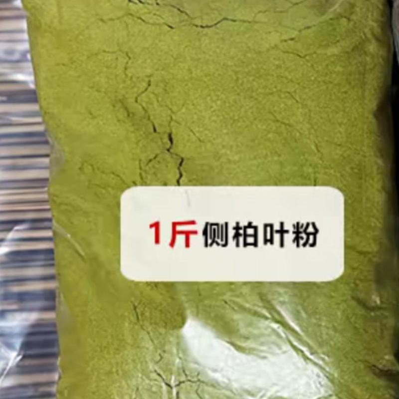 侧柏叶粉洗头去油利器