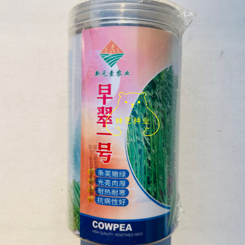 早翠一号豇豆种子中早熟不露籽无鼠尾肉厚长豆角种籽耐老耐贮
