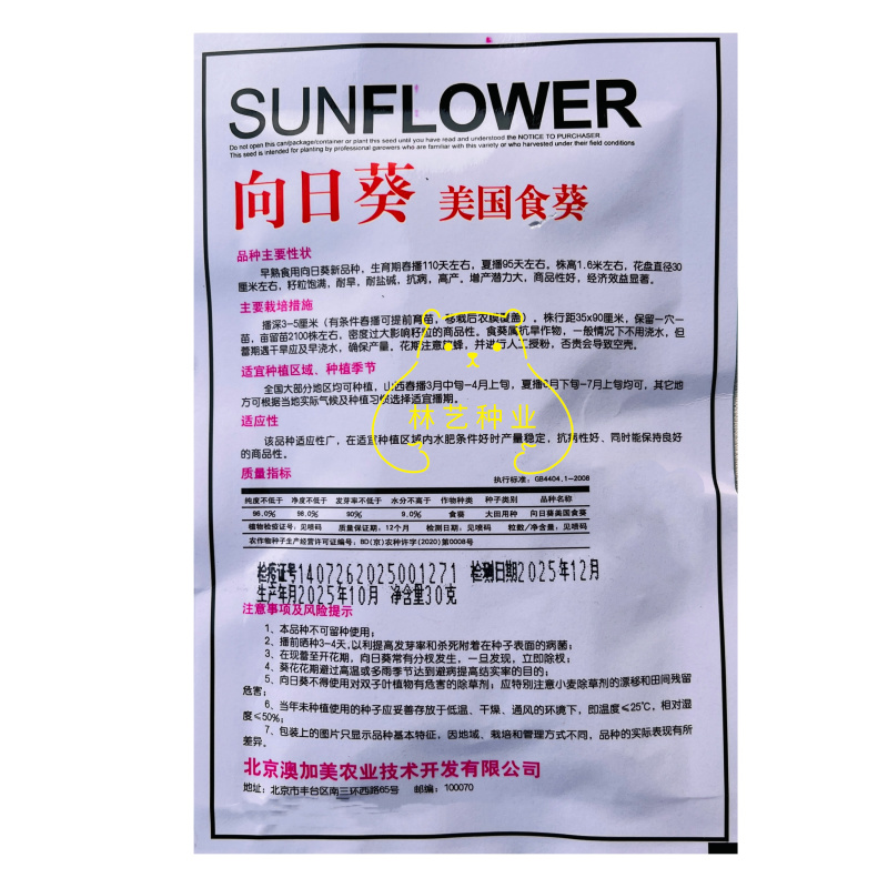 向日葵食葵种子向日葵种籽大田庭院种植向日葵种籽孑葵花籽种