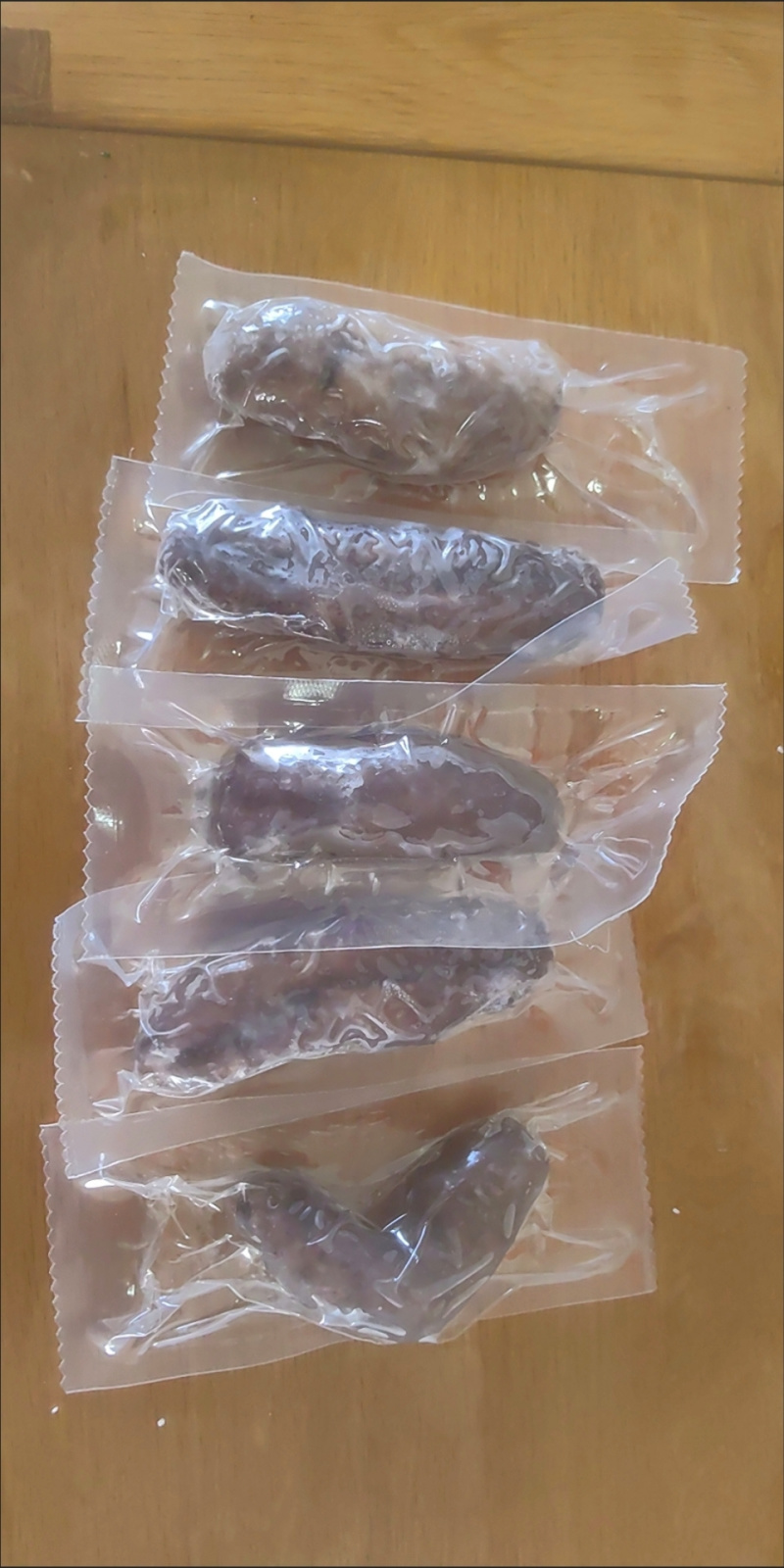 包邮）鲜食海参刺参海底海参新鲜加工单个装即食海参批发商用