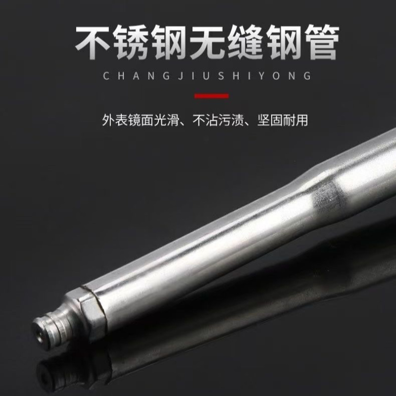 新款免清洗发泡发泡胶免洗胶枪泡沫全金属聚氨酯加长发泡