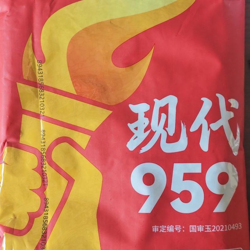 现代959玉米种子现代959国审原厂正品红轴大棒抗病抗倒