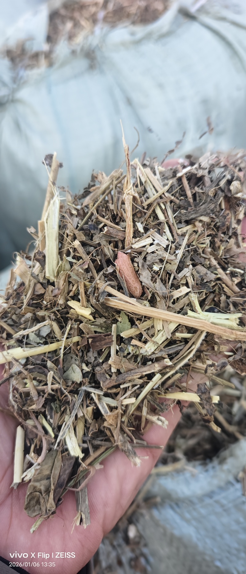 花生秧草料无土无膜无霉变