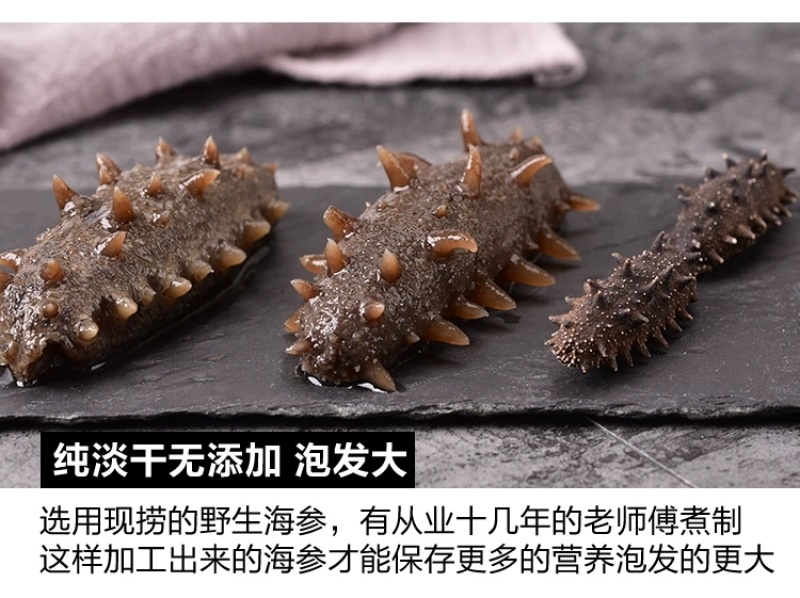 包邮）大连淡干海参干货500g深海辽刺参6-9年孕妇级