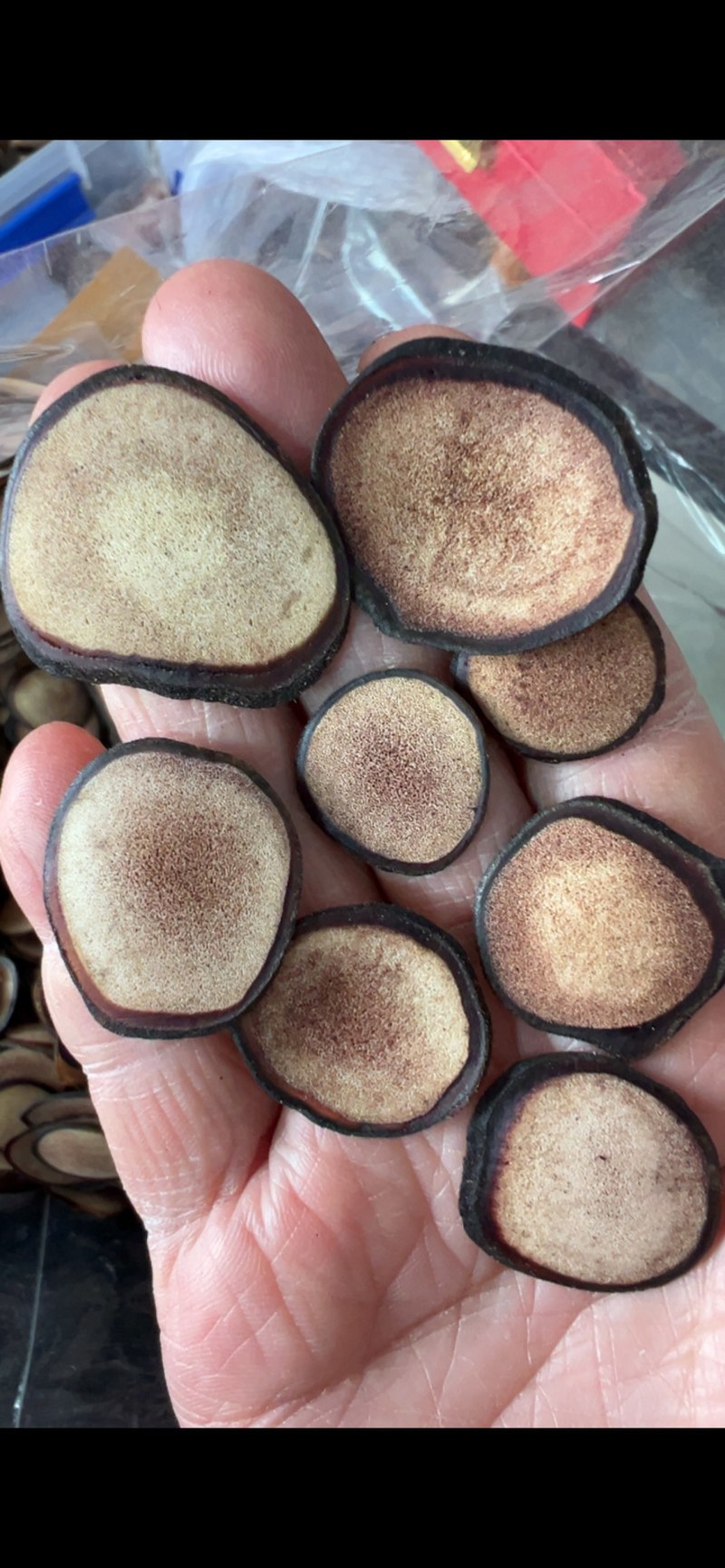 鹿茸白粉片，腊圈很大粉质好，性价比高，泡酒，煲汤