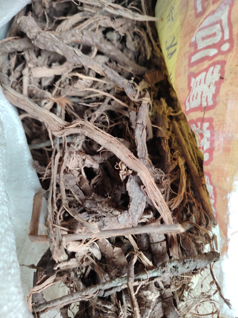 绿葡萄根皮，蛇葡萄根皮，三裂叶，机切段有2吨