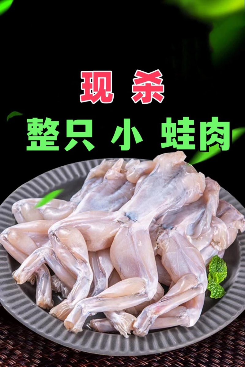 现杀牛蛙整只广东省内当天发货
