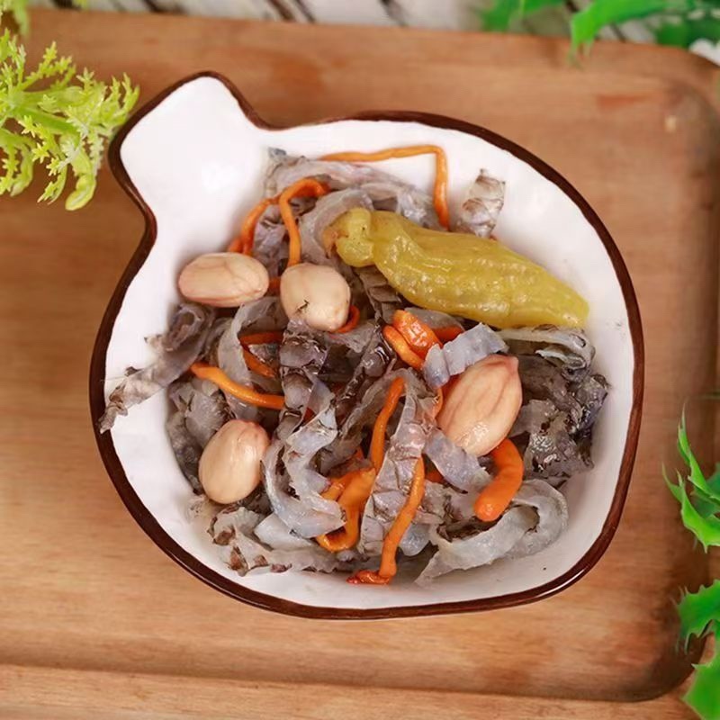 虫草花生泡椒鱼皮商超团购餐饮爆品电商一件代发