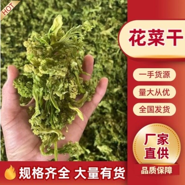 源头脱水干菜花色泽纯正口感佳现货运发稳定供应批发