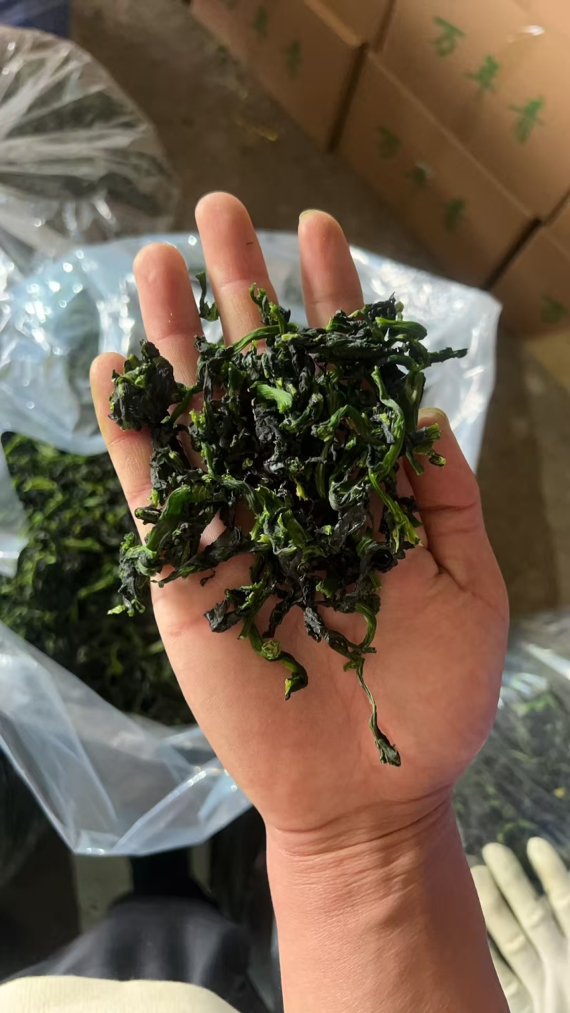 农家特制万年青脱水菜心色泽翠绿清香脆嫩汤馅皆宜