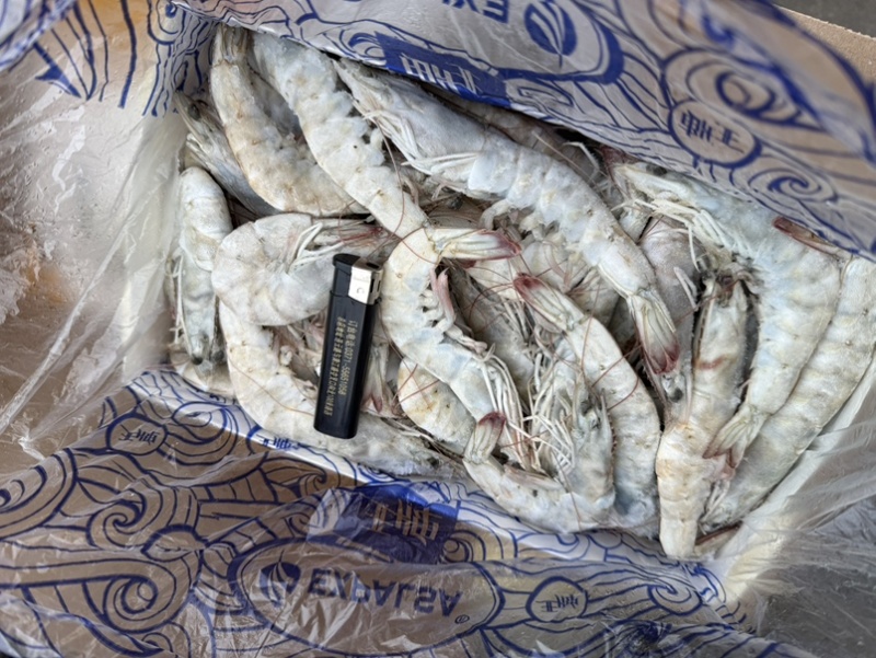 南美白对虾，一件6盒装，一盒3斤