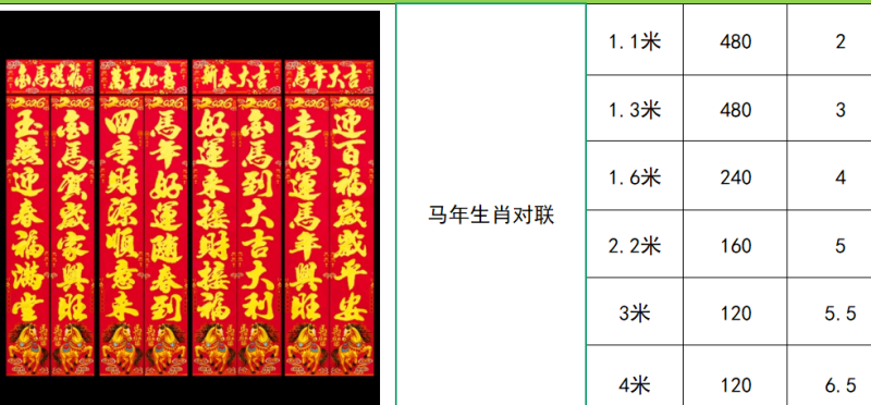 对联批发2026马年铜版纸烫金对联植绒盒装春联春节