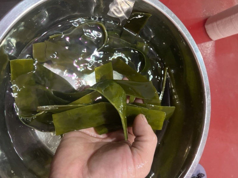 荣成盐干海带条5倍泡发率