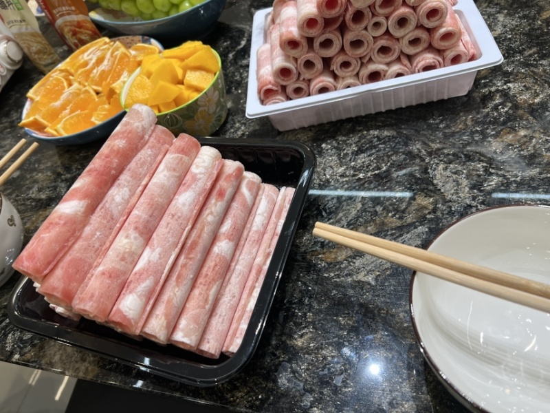 火锅食材，自助食材，牛油鸭肉卷，厂家自供，欢迎进店选购