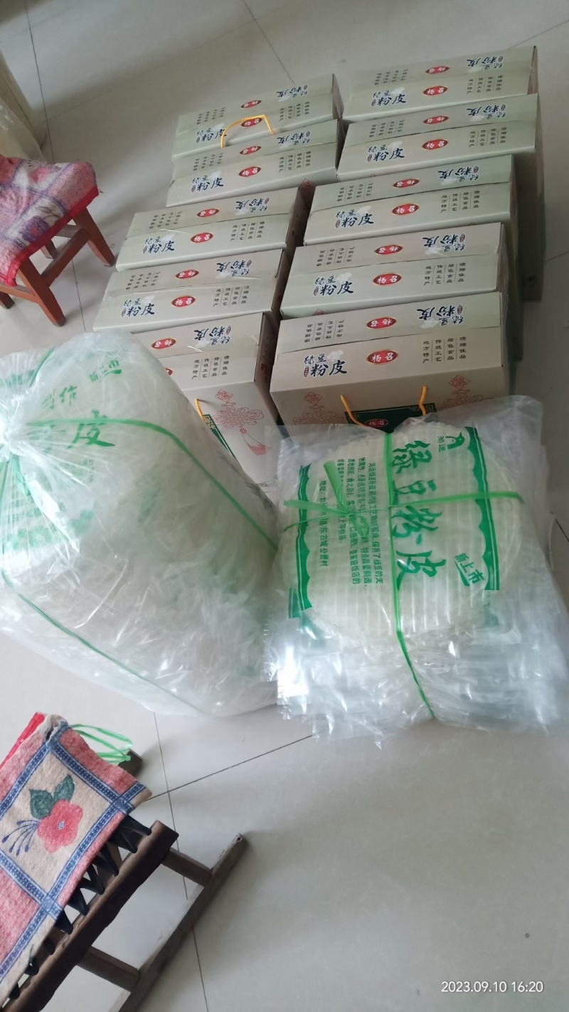 绿豆粉皮，纯手工制作。