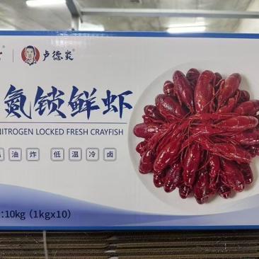 七否液氮锁鲜小龙虾，全国批发，无损耗，免清洗，解冻即用