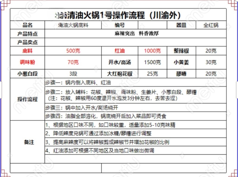 火锅底料
