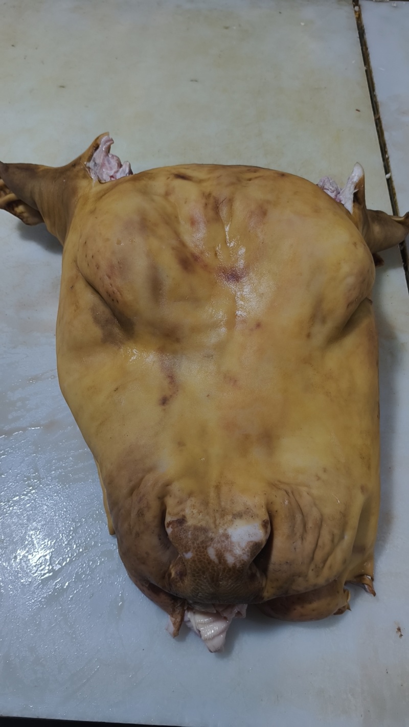 去骨牛头火烧毛