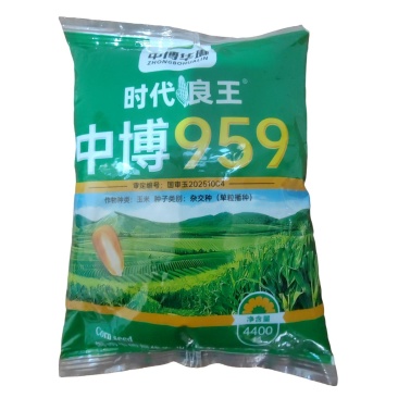 中博959玉米种子国审红轴大棒子4400粒/袋可春播夏播