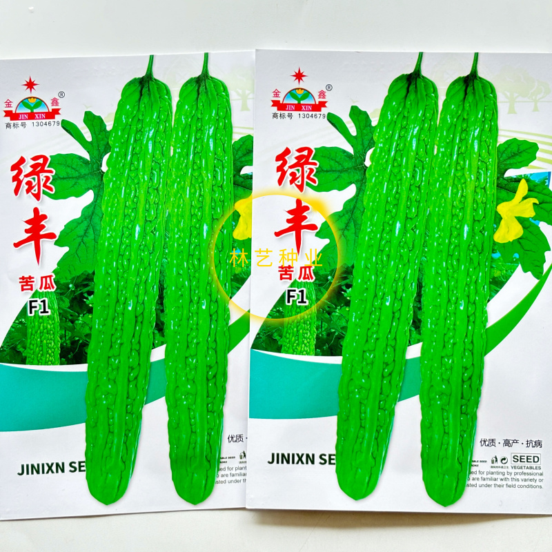 绿丰苦瓜种子早熟高产翠绿油亮疙瘩绿苦瓜种春秋季蔬菜种