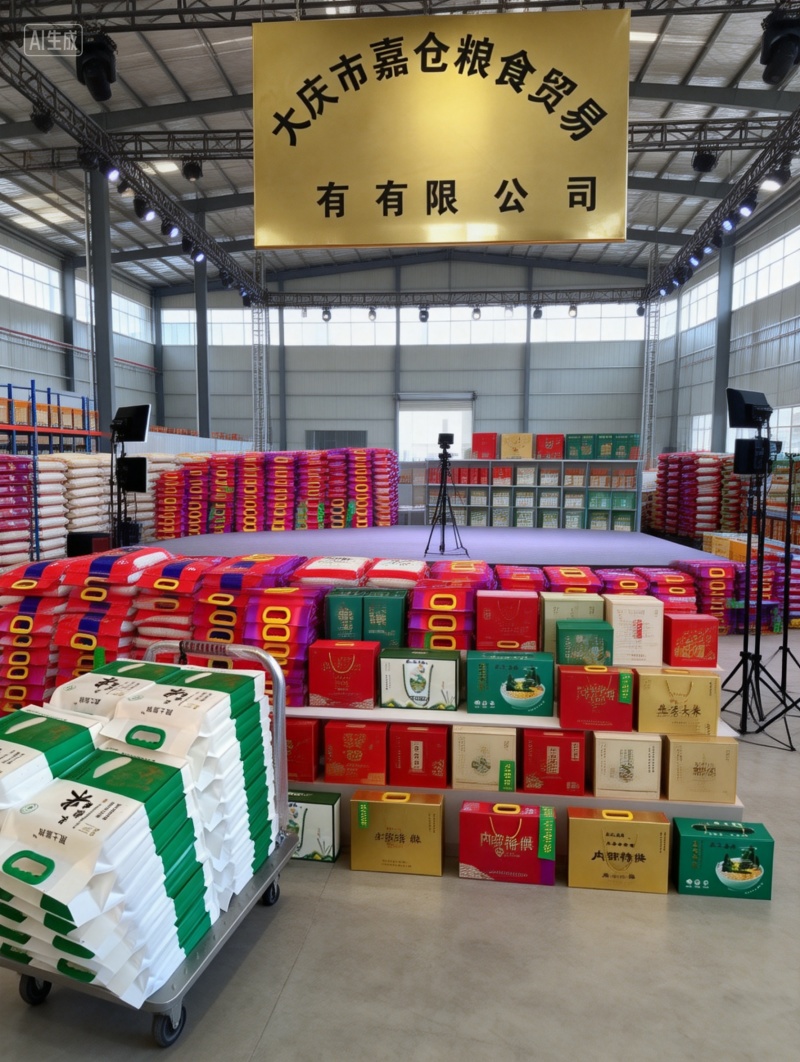 黑土地嫩江水灌溉，，长粒香大米系列