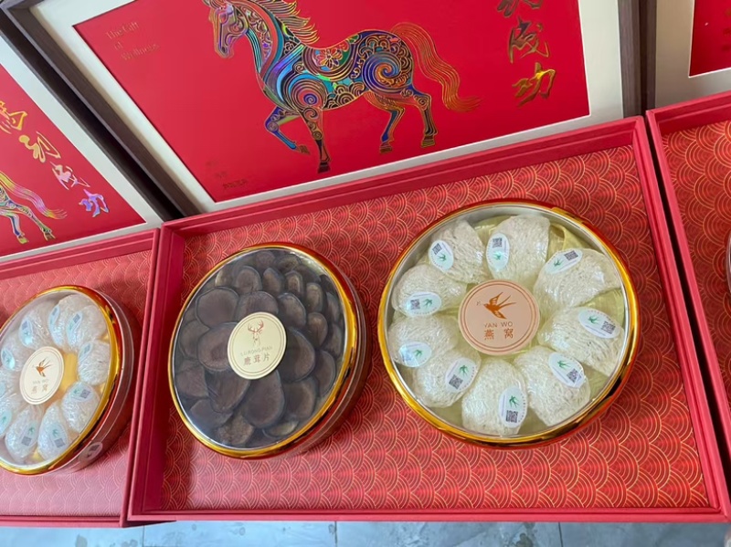 马上成功礼盒装鹿茸+燕窝礼盒套装，全国发货，品质保证