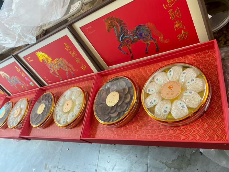 马上成功礼盒装鹿茸+燕窝礼盒套装，全国发货，品质保证