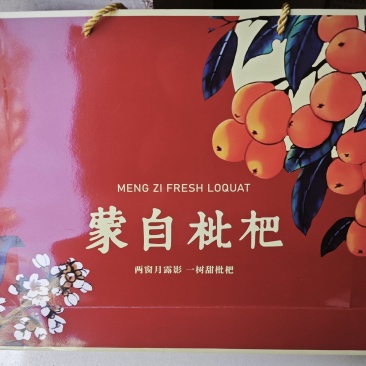 蒙自长虹枇杷礼盒包装，支持市场批发各大平台一件代发