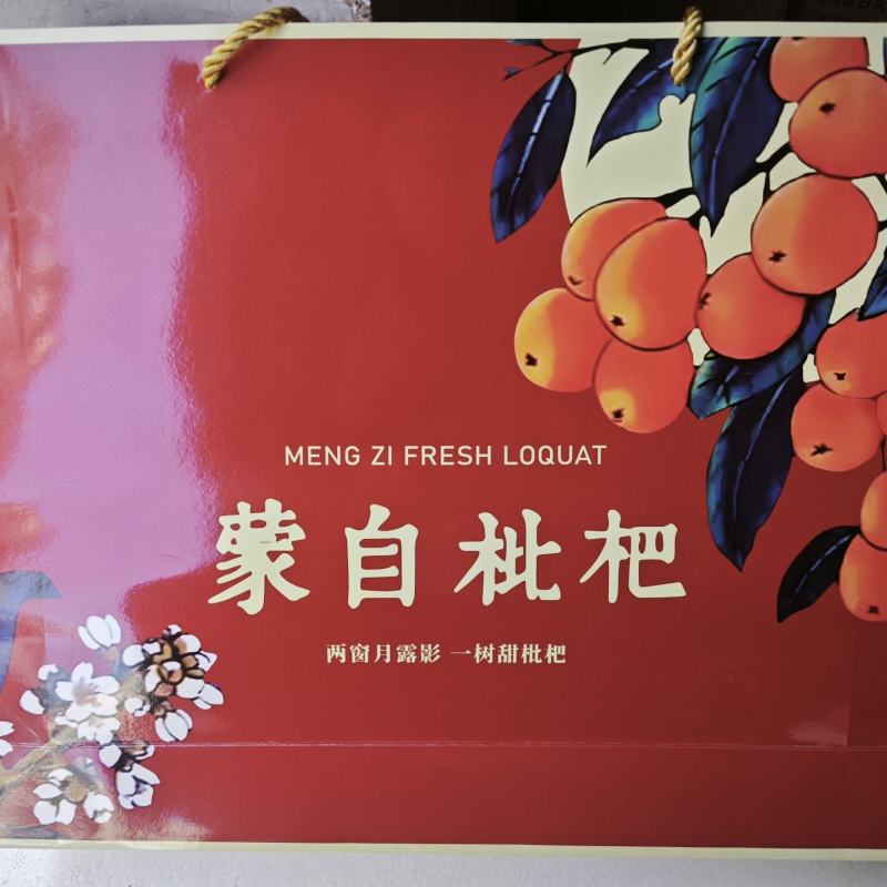 蒙自长虹枇杷礼盒包装，支持市场批发各大平台一件代发