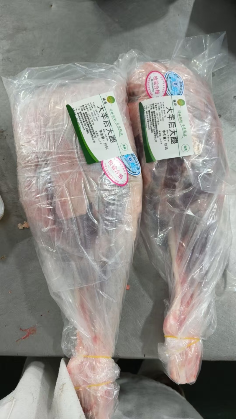 【羊带骨后腿】当地草原绵羊，3.5斤的和四五斤左右的都有