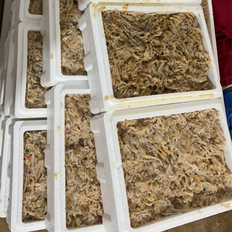 扇贝裙边，一箱5斤，去杂质不用在此加工，品质保证可视频看货