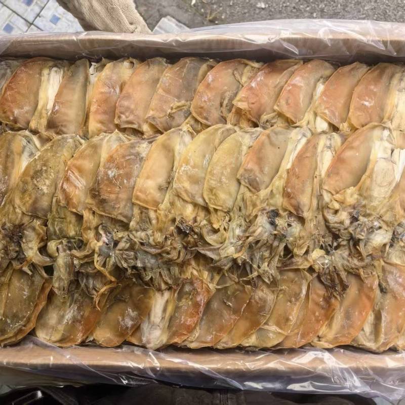 墨鱼干，淡干无盐干度好颜色亮