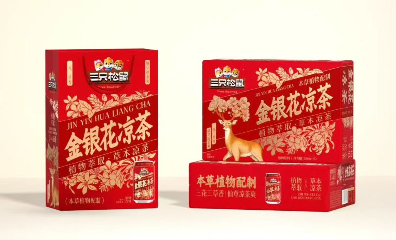 三只松鼠品牌仙草凉茶工厂直发一县一经销商