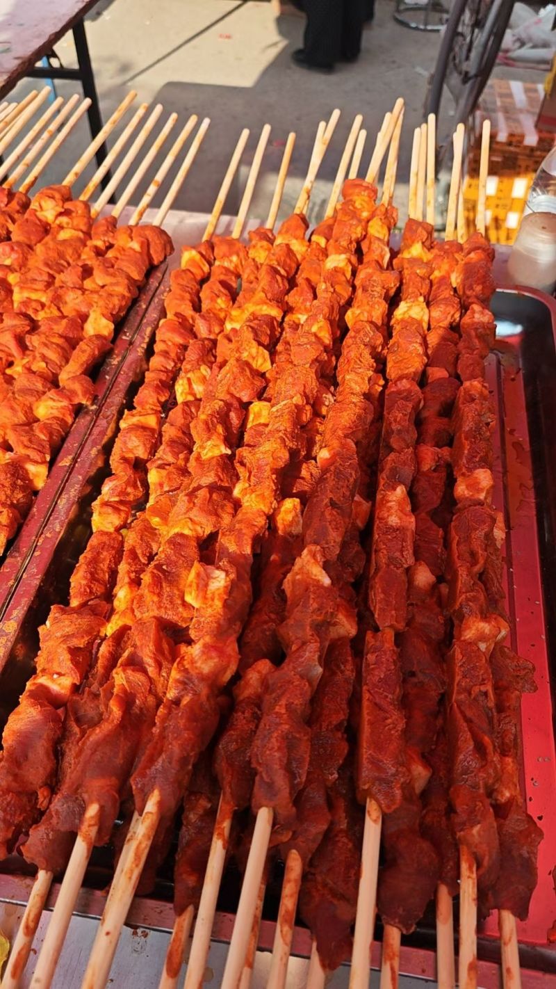 一米大肉串网红大肉串庙会大肉串