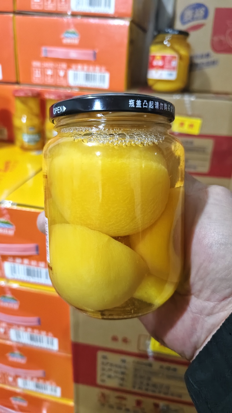 黄桃罐头礼盒，原产地发货