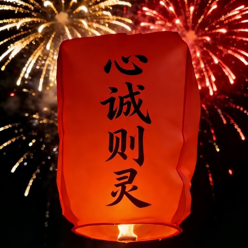 孔明灯许愿灯安全阻燃纸起飞快单人可操作2026新款