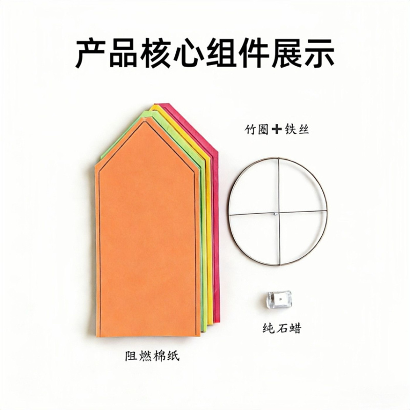 孔明灯许愿灯安全阻燃纸起飞快单人可操作2026新款