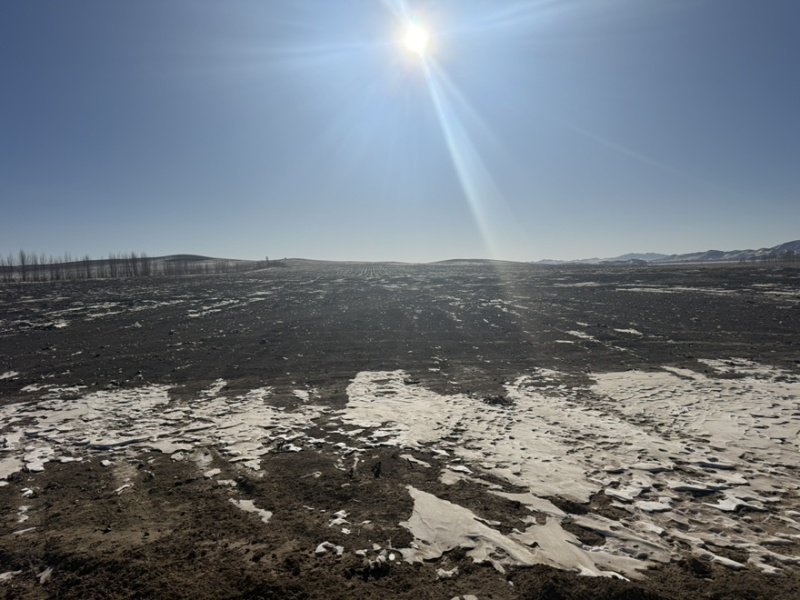 有3000亩水浇地高标准管道有住房积温2700外包30年